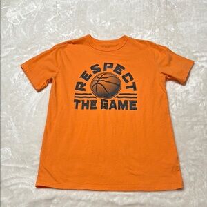 The Chic Petunia Orange and Black Short Sleeve Tee